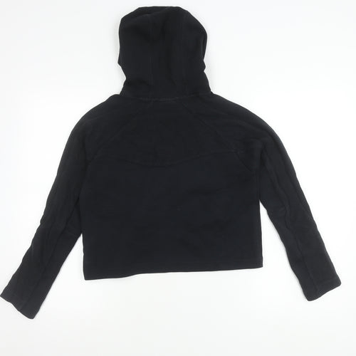 Puma Girls Black XS Pullover Hoodie Long Sleeve Sportswear