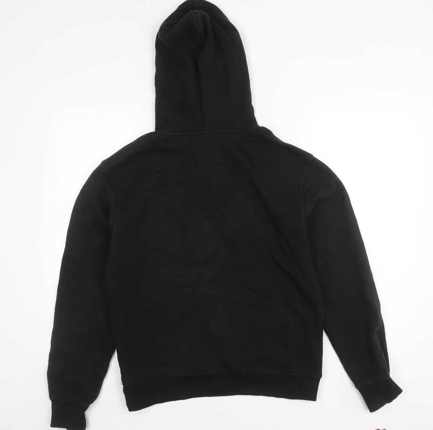 Russell Unisex Black Pullover Hoodie S University Bee Logo