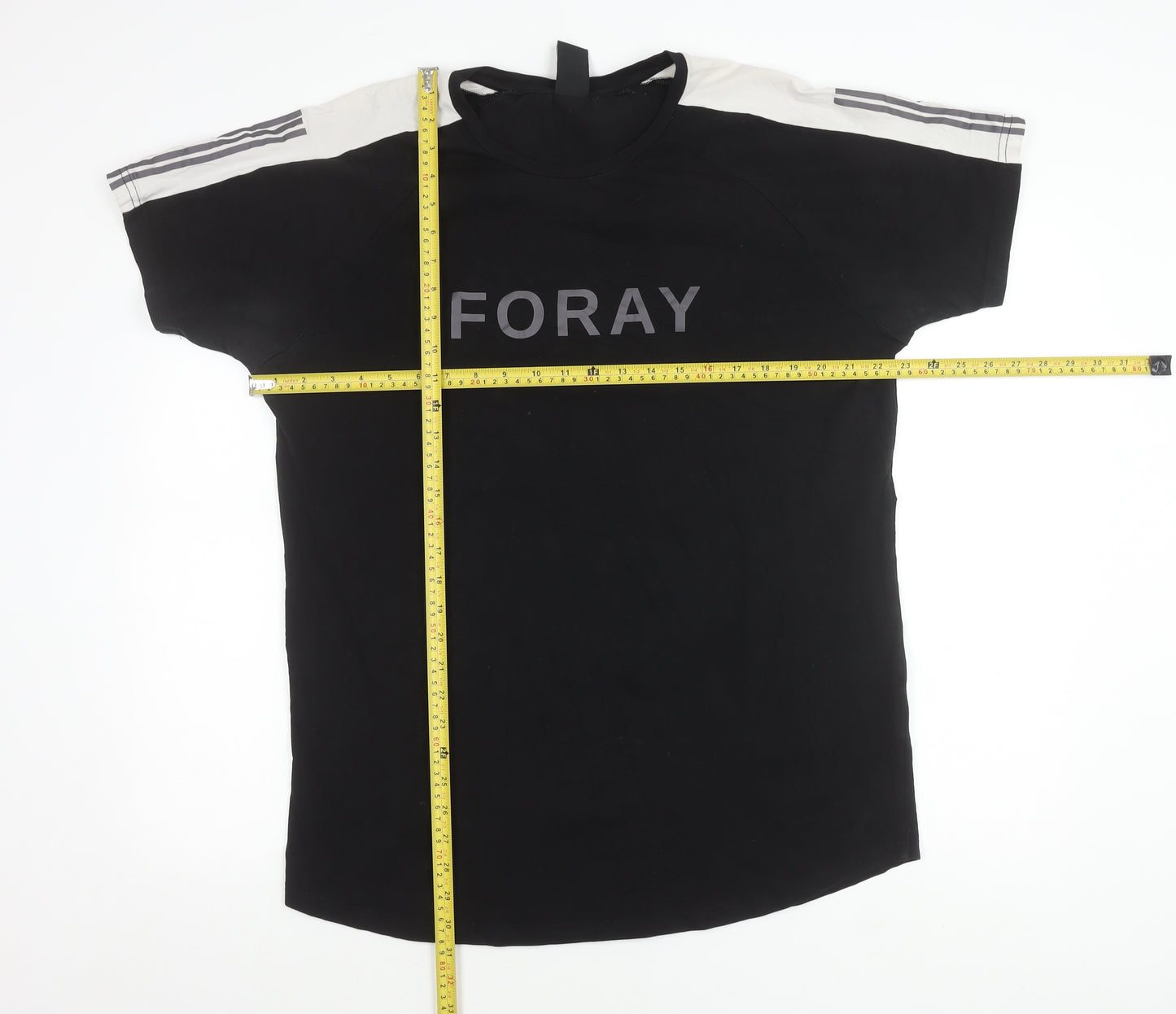 Foray Men's 2XL Black Crew Neck Short Sleeve Logo T-Shirt