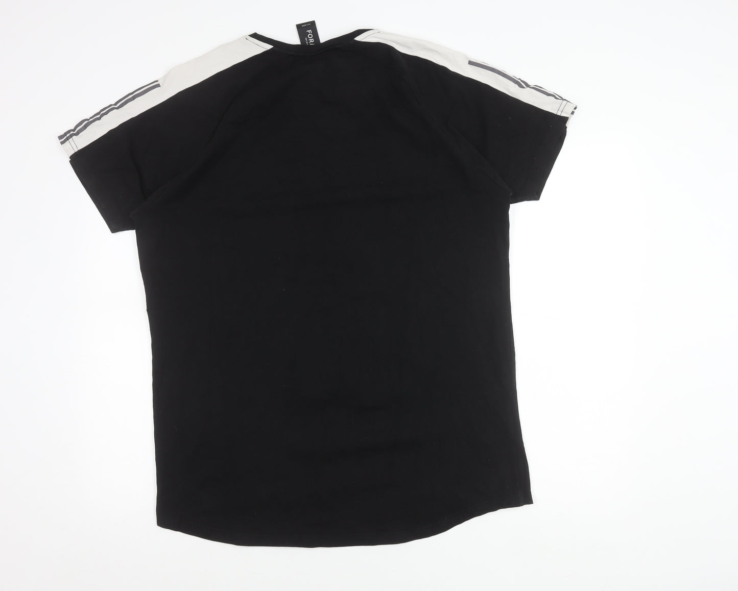 Foray Men's 2XL Black Crew Neck Short Sleeve Logo T-Shirt