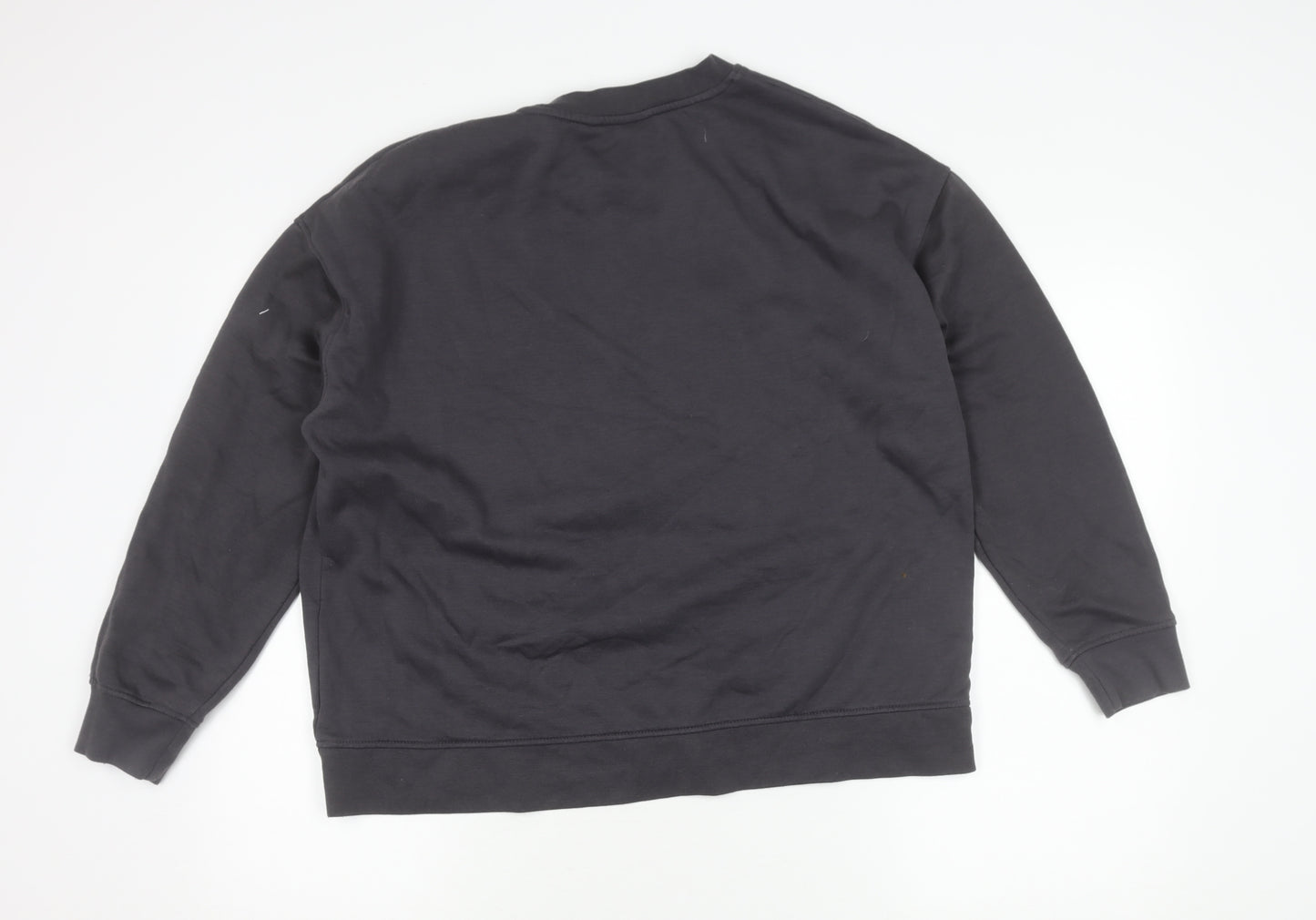 Disney Women Black L Sweatshirt Mickey Mouse Pullover Graphic Logo