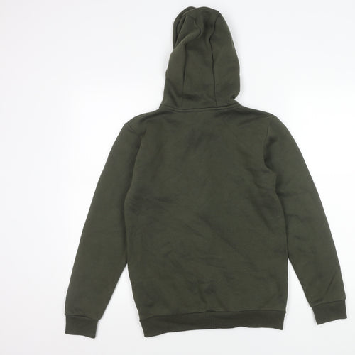 McKenzie Boys Green Full Zip Hooded Jacket 13-15 Years Casual Sportswear