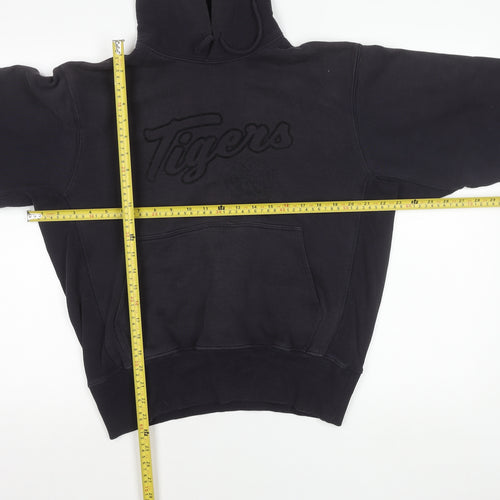 H&M Womens Black Pullover Hoodie Sweatshirt Size S Tigers Logo