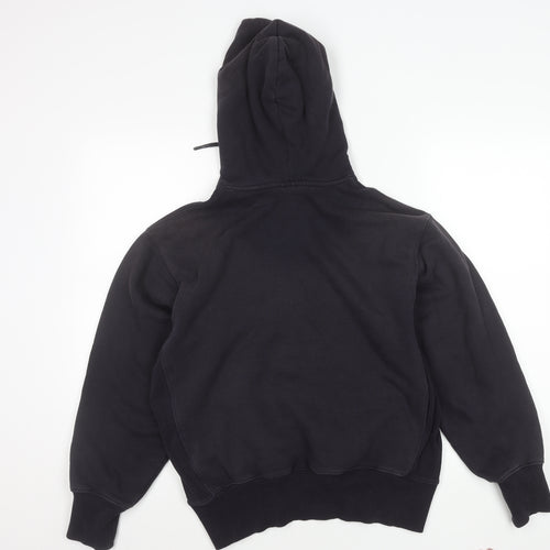 H&M Womens Black Pullover Hoodie Sweatshirt Size S Tigers Logo