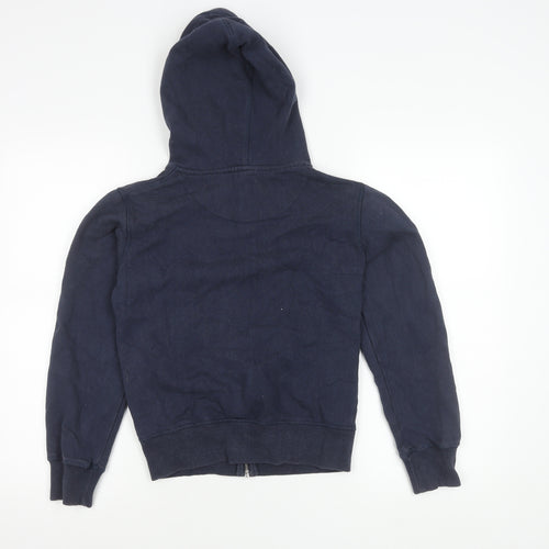 Trespass Boys Blue XXS Full Zip Hooded Jacket Hoodie Cotton Blend
