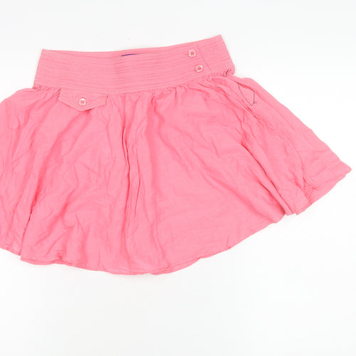Therapy Womens Pink Cotton A-Line Short Skirt Size 8
