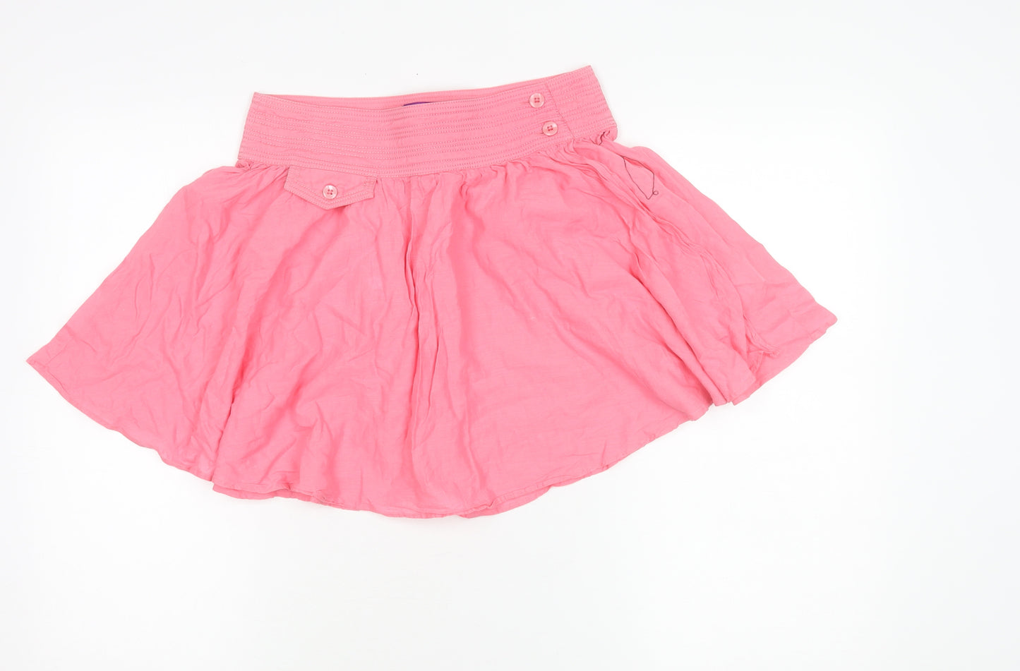 Therapy Womens Pink Cotton A-Line Short Skirt Size 8