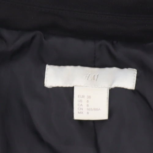 H&M Women’s Black Blazer Size 10 Tailored Workwear Jacket