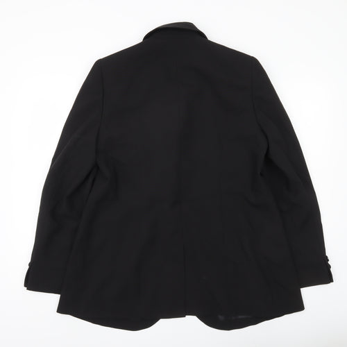 Evans Women’s Black Size 16 Single-Breasted Suit Jacket Blazer