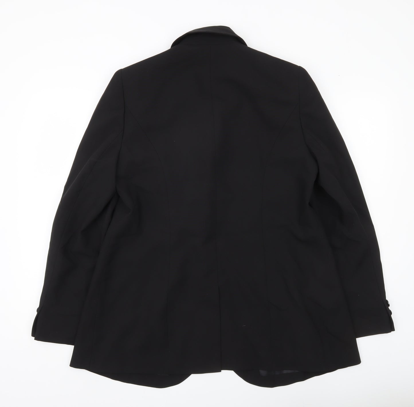 Evans Women’s Black Size 16 Single-Breasted Suit Jacket Blazer