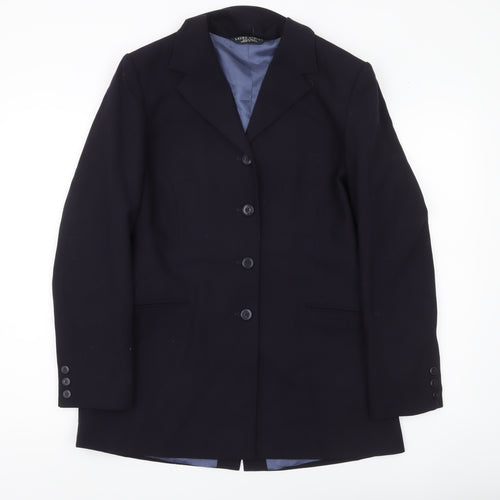 Laura Ashley Women’s Black Wool Suit Jacket UK 12 Regular Fit