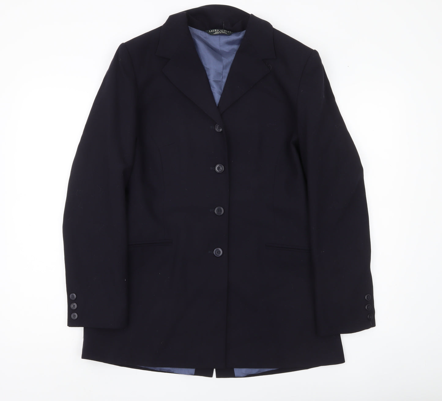 Laura Ashley Women’s Black Wool Suit Jacket UK 12 Regular Fit
