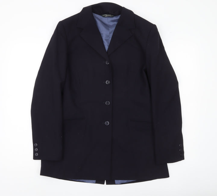 Laura Ashley Women’s Black Wool Suit Jacket UK 12 Regular Fit