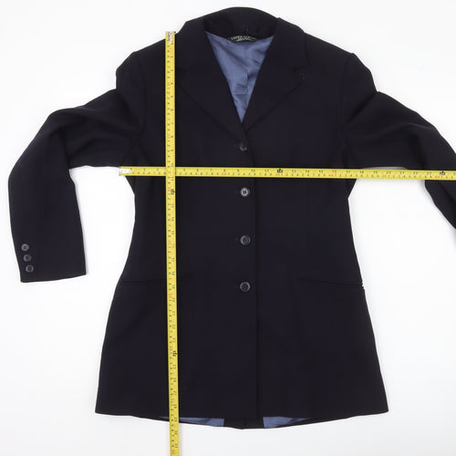 Laura Ashley Women’s Black Wool Suit Jacket UK 12 Regular Fit