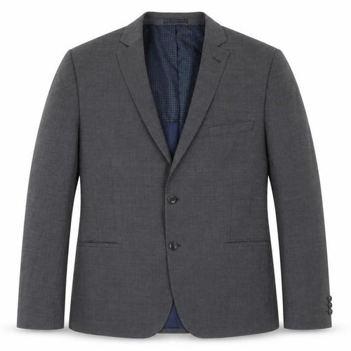 Marks & Spencer Men Grey Wool Blend Blazer Jacket Size 44 M Classic Fit