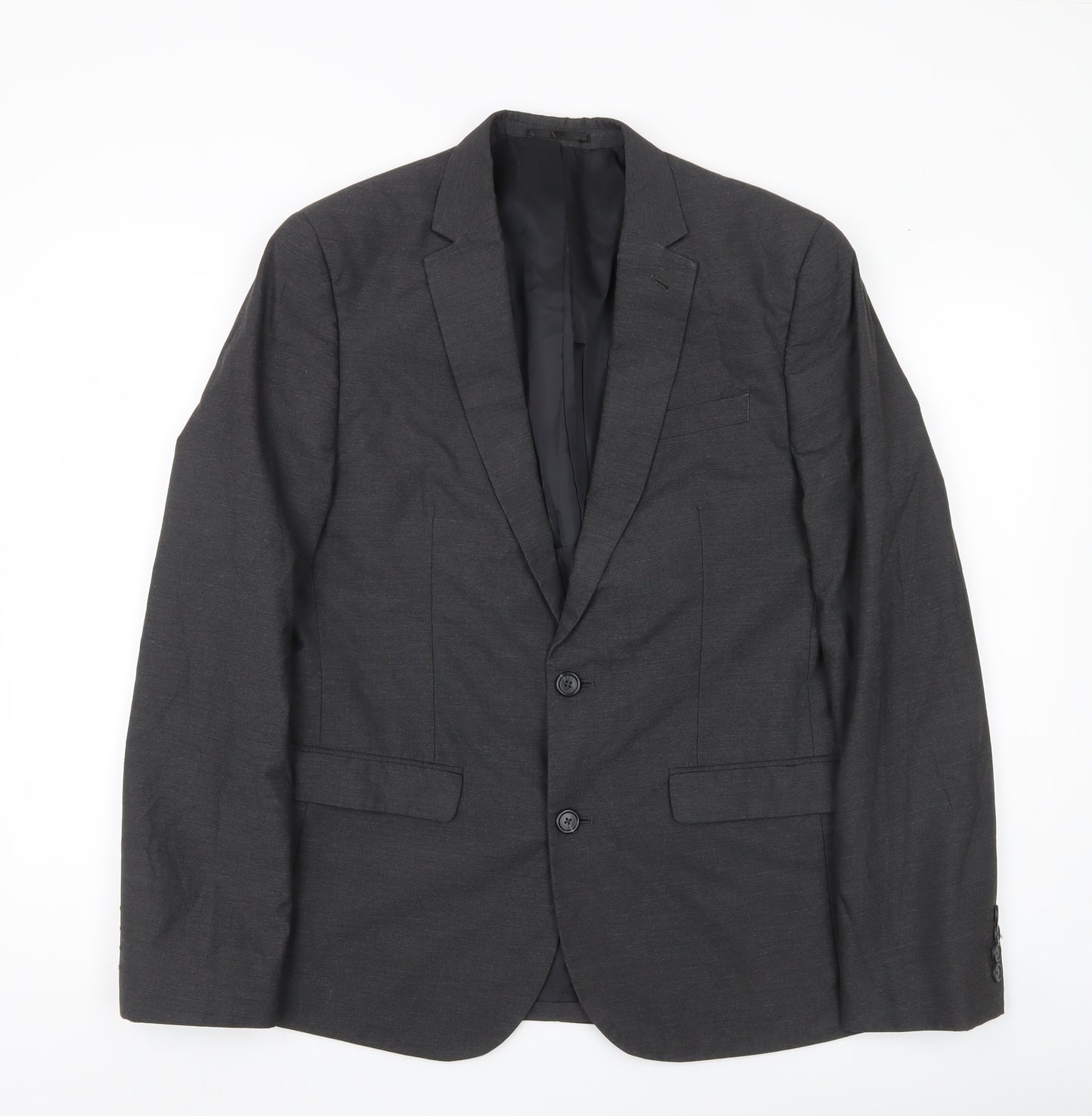 ASOS Men’s Grey Slim Fit Blazer Jacket Size 40 Chest