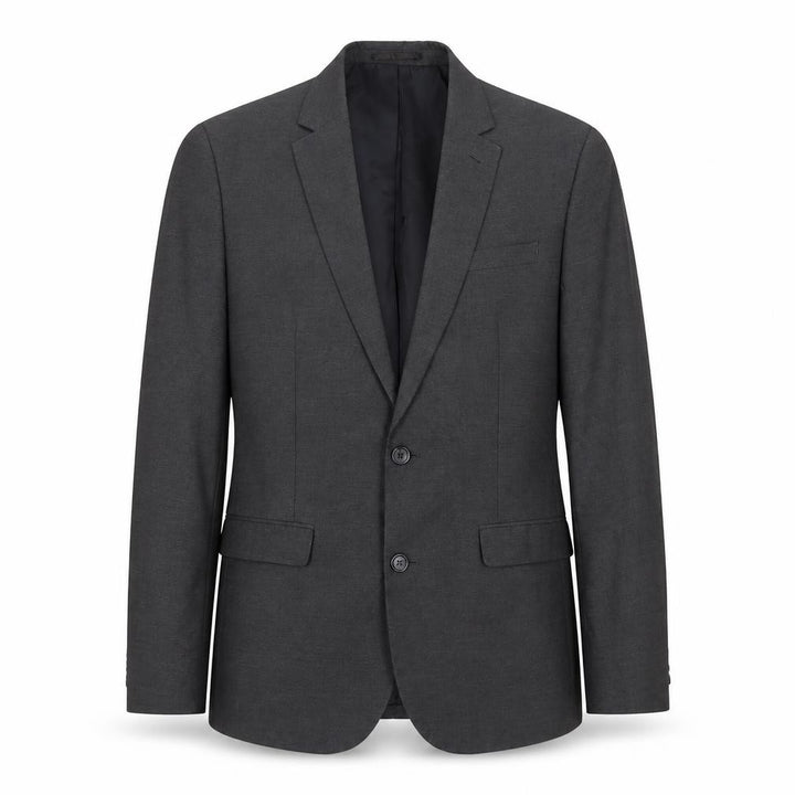 Front view of ASOS Men’s Grey Slim Fit Blazer Jacket, size 40, Chest