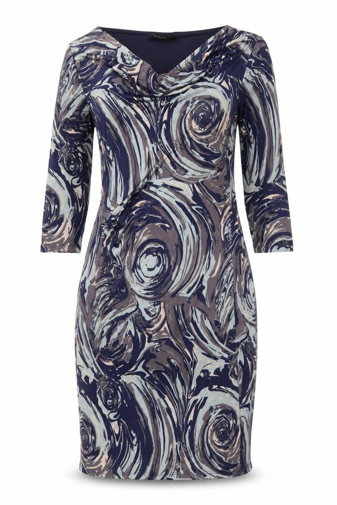 Front view of Marks & Spencer Women’s Multicoloured Sheath Dress, size UK 14