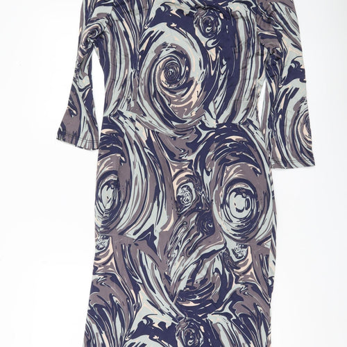 Marks and Spencer Women’s Multicoloured Sheath Dress Size 14
