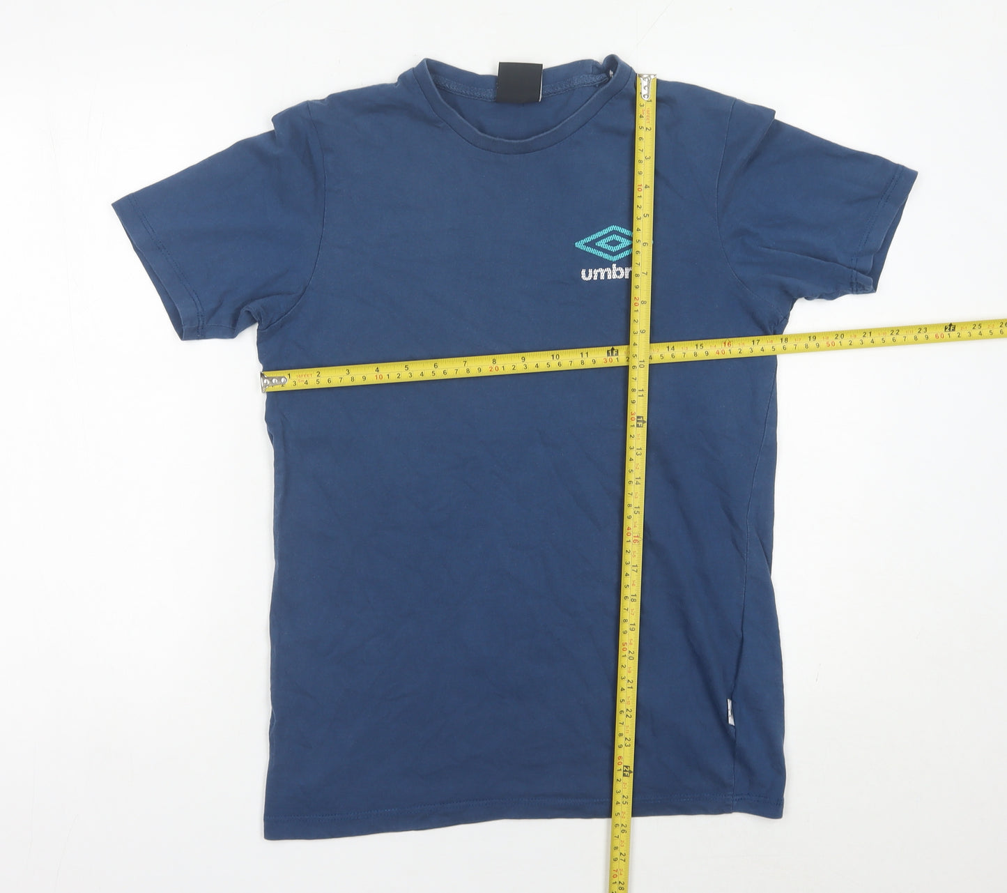 Umbro Men’s Blue Small Crew Neck Short Sleeve Sports T-Shirt