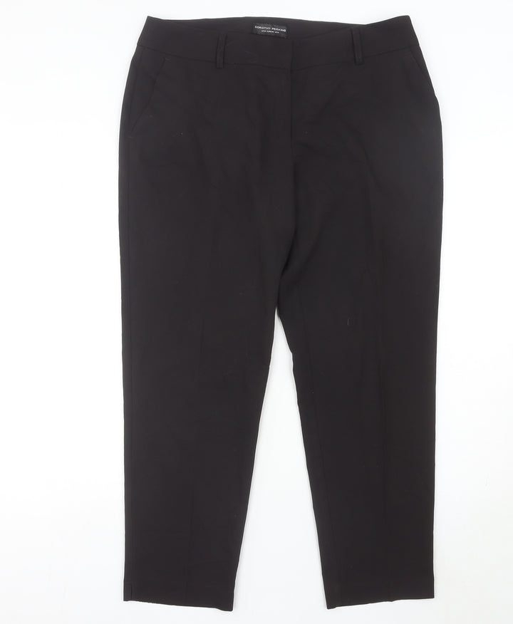 Dorothy Perkins Women Black Size 14 Dress Pants Trousers Workwear