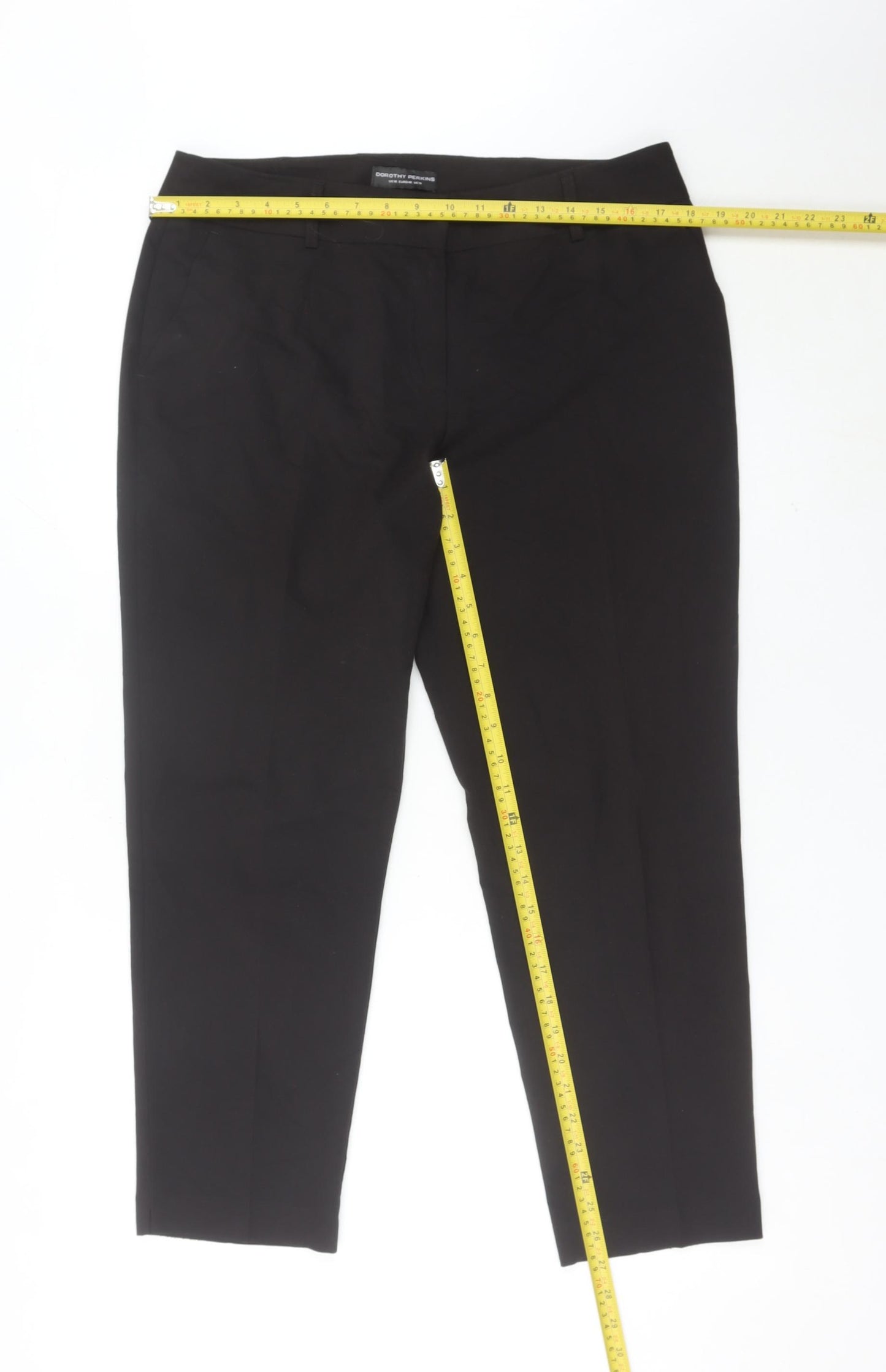 Dorothy Perkins Women Black Size 14 Dress Pants Trousers Workwear
