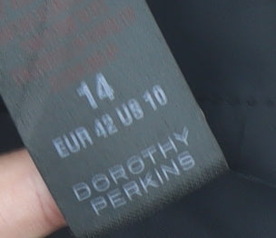 Dorothy Perkins Women Black Size 14 Dress Pants Trousers Workwear
