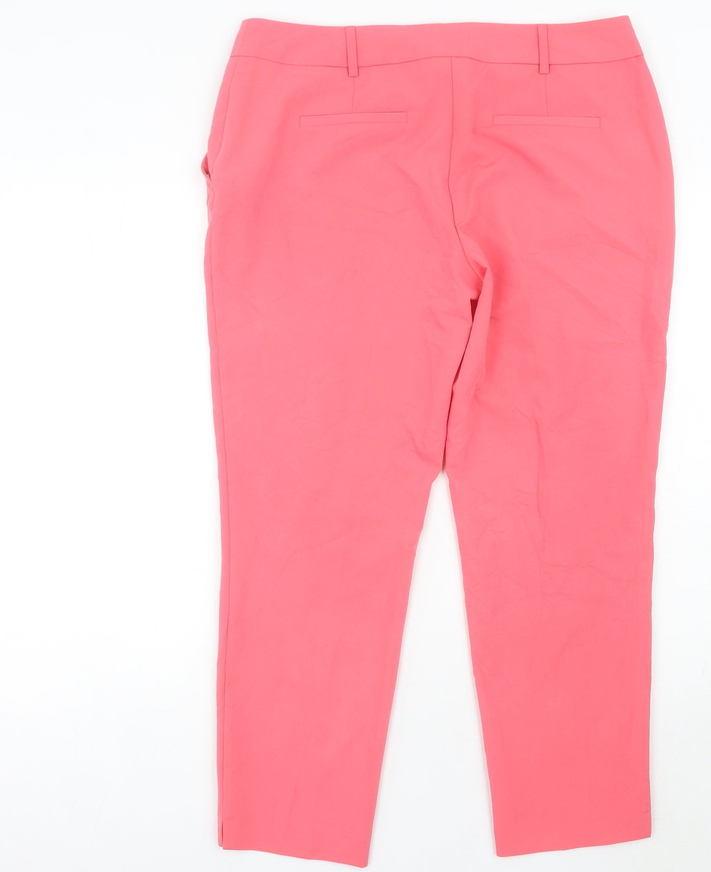 Dorothy Perkins Womens Pink Slim Chino Trousers Size 14