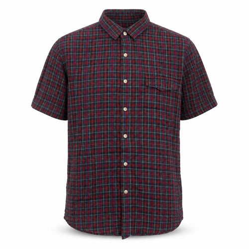 Topman Men's Multicoloured Check Button-Up Shirt L Classic