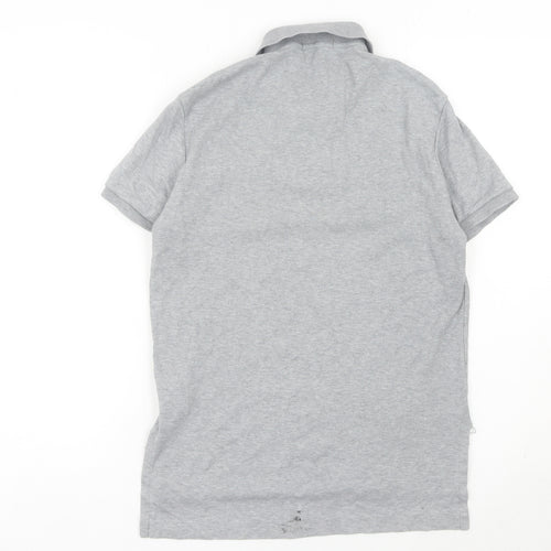 Ralph Lauren Women’s Grey Polo Shirt XS Short Sleeve Cotton