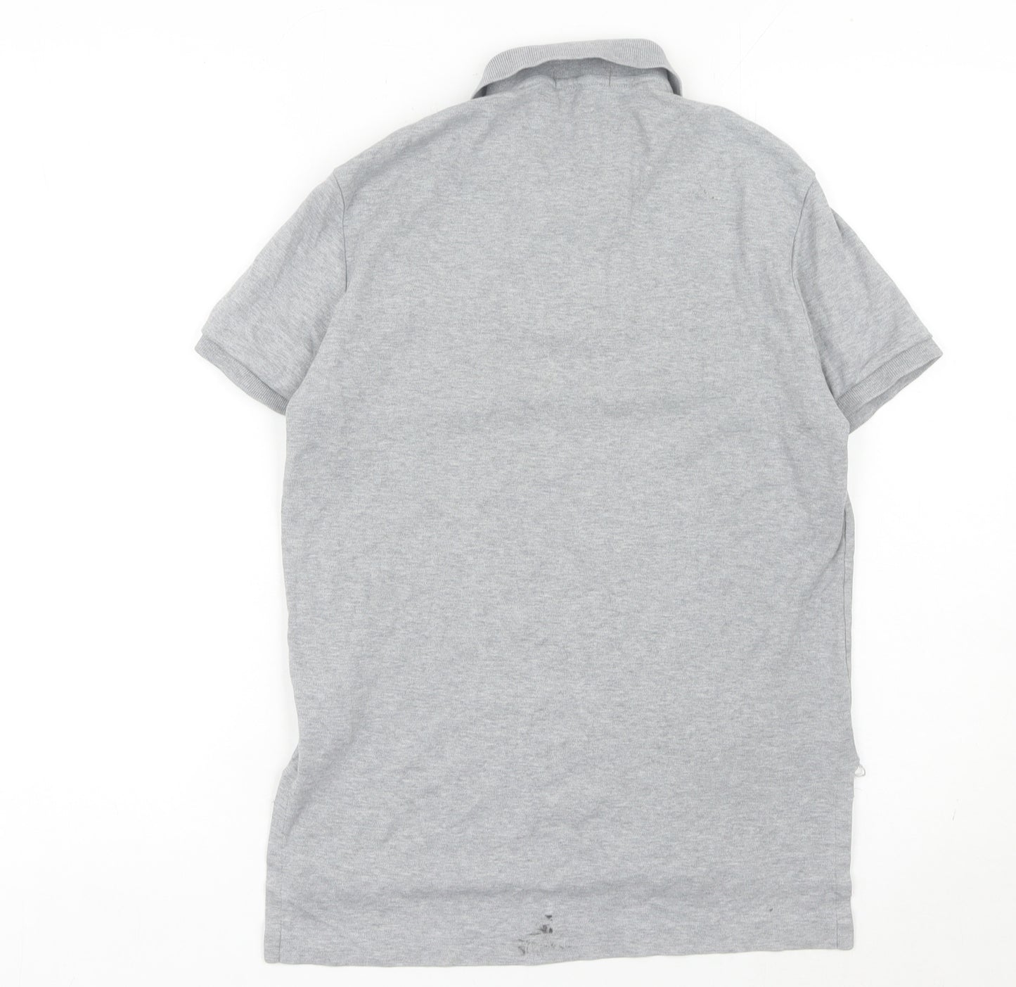 Ralph Lauren Women’s Grey Polo Shirt XS Short Sleeve Cotton