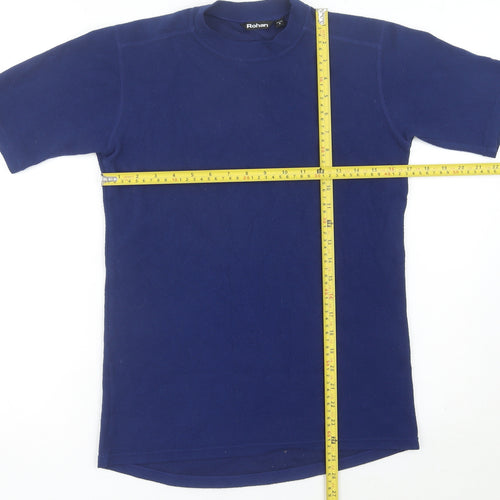 Rohan Unisex Blue Small Warm T-Shirt Fleece Short Sleeve Casual Top