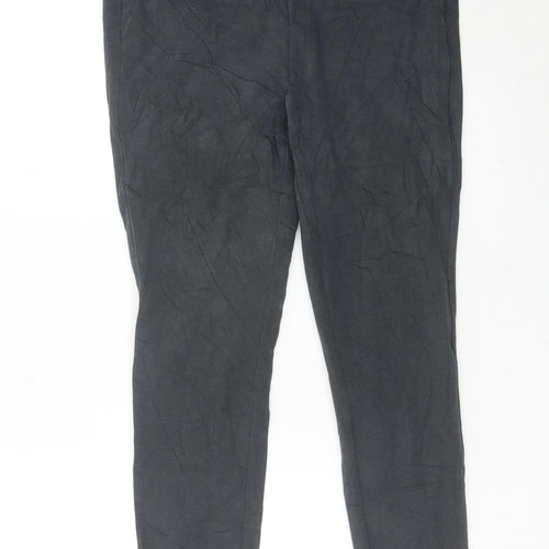 White Stuff Women Black Size 12 Slim Fit Stretch Trousers