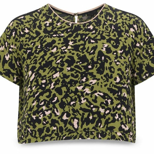 Topshop Women’s Multicoloured Animal Print Blouse Size 14