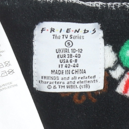 Friends Womens Grey Fleece Pyjama Top Size 10-12 Long Sleeve