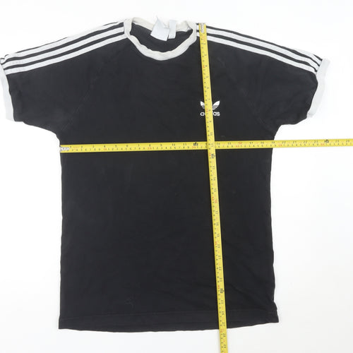 Adidas Mens Black Medium Regular Fit Sports T-Shirt