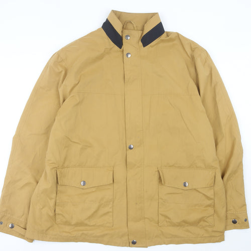 EWM Men’s Beige XL Jacket Polyester Cotton Casual Travel