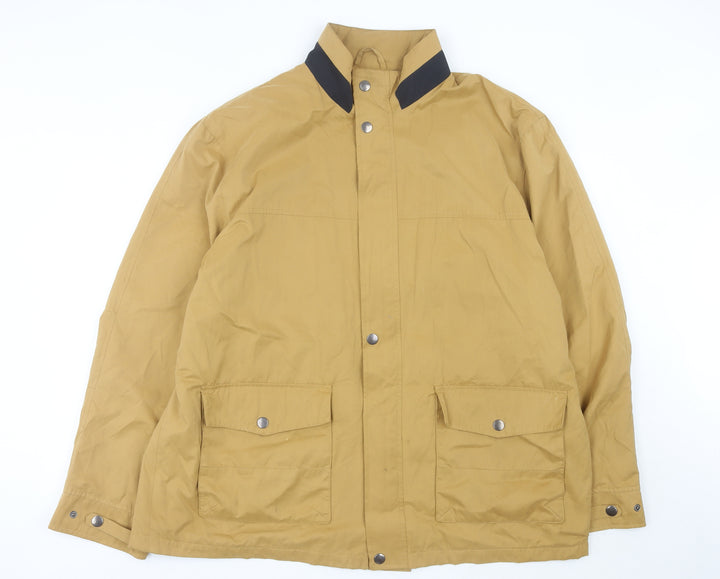 EWM Men’s Beige XL Jacket Polyester Cotton Casual Travel