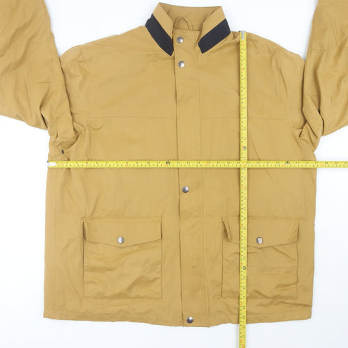 EWM Men’s Beige XL Jacket Polyester Cotton Casual Travel