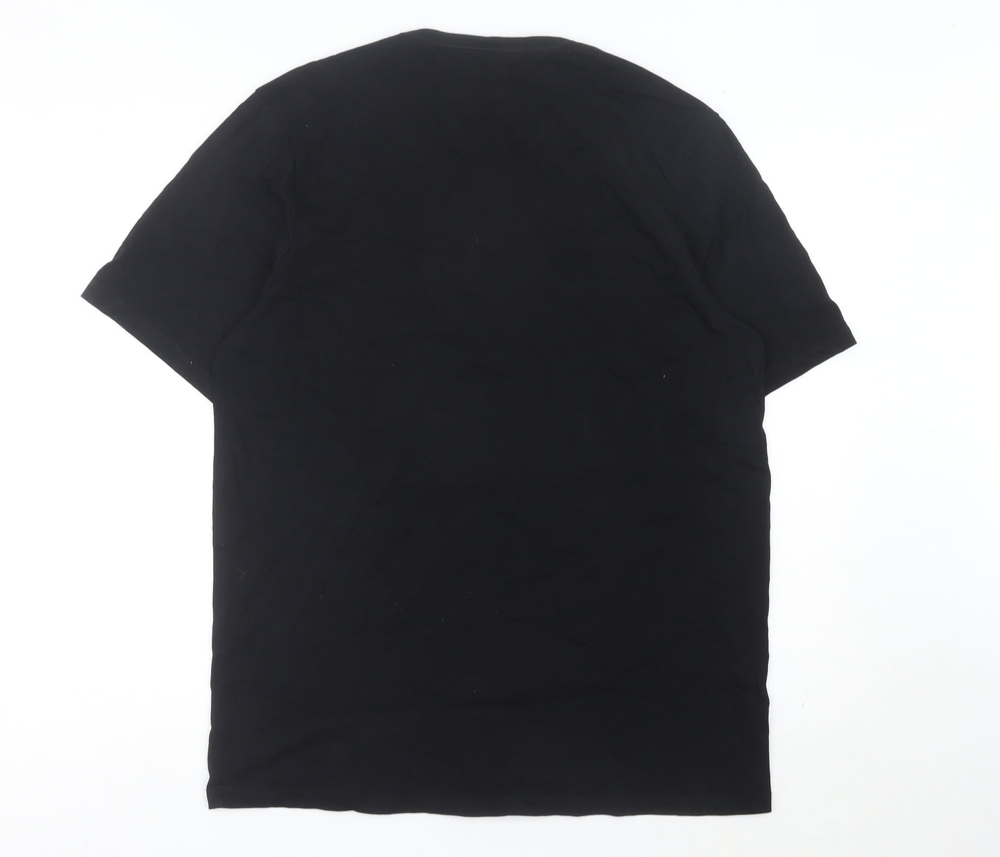 BOSS Mens Black 2XL Crew Neck Cotton T-Shirt