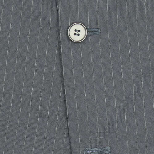 Pierre Cardin Men’s Blue Pinstripe Suit Jacket 40R Classic Fit