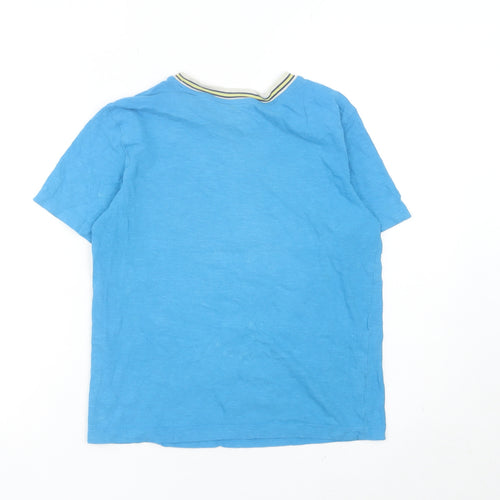 GapKids Boys Blue Shark Graphic T-Shirt Age 8-9 Years Cotton