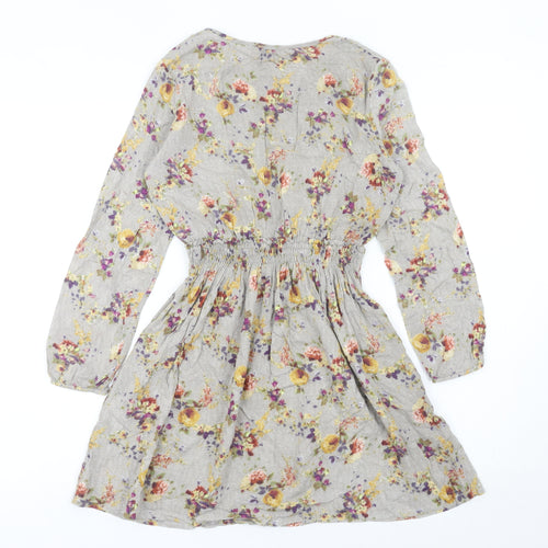Jigsaw Junior Teens Multicoloured Floral A-Line Dress Size 10-12