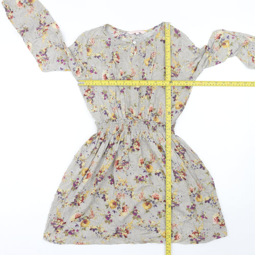 Jigsaw Junior Teens Multicoloured Floral A-Line Dress Size 10-12