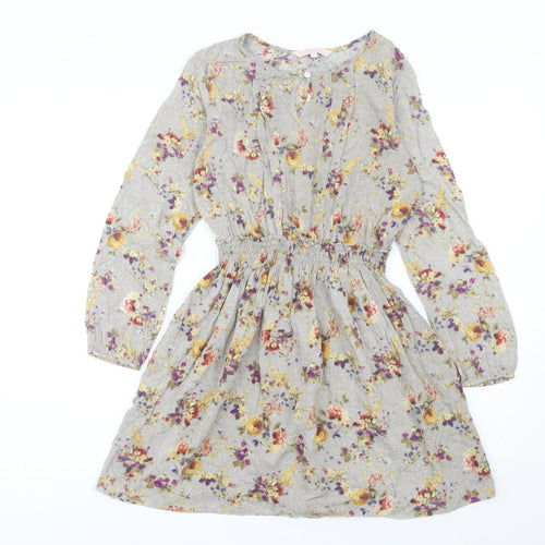 Jigsaw Junior Teens Multicoloured Floral A-Line Dress Size 10-12