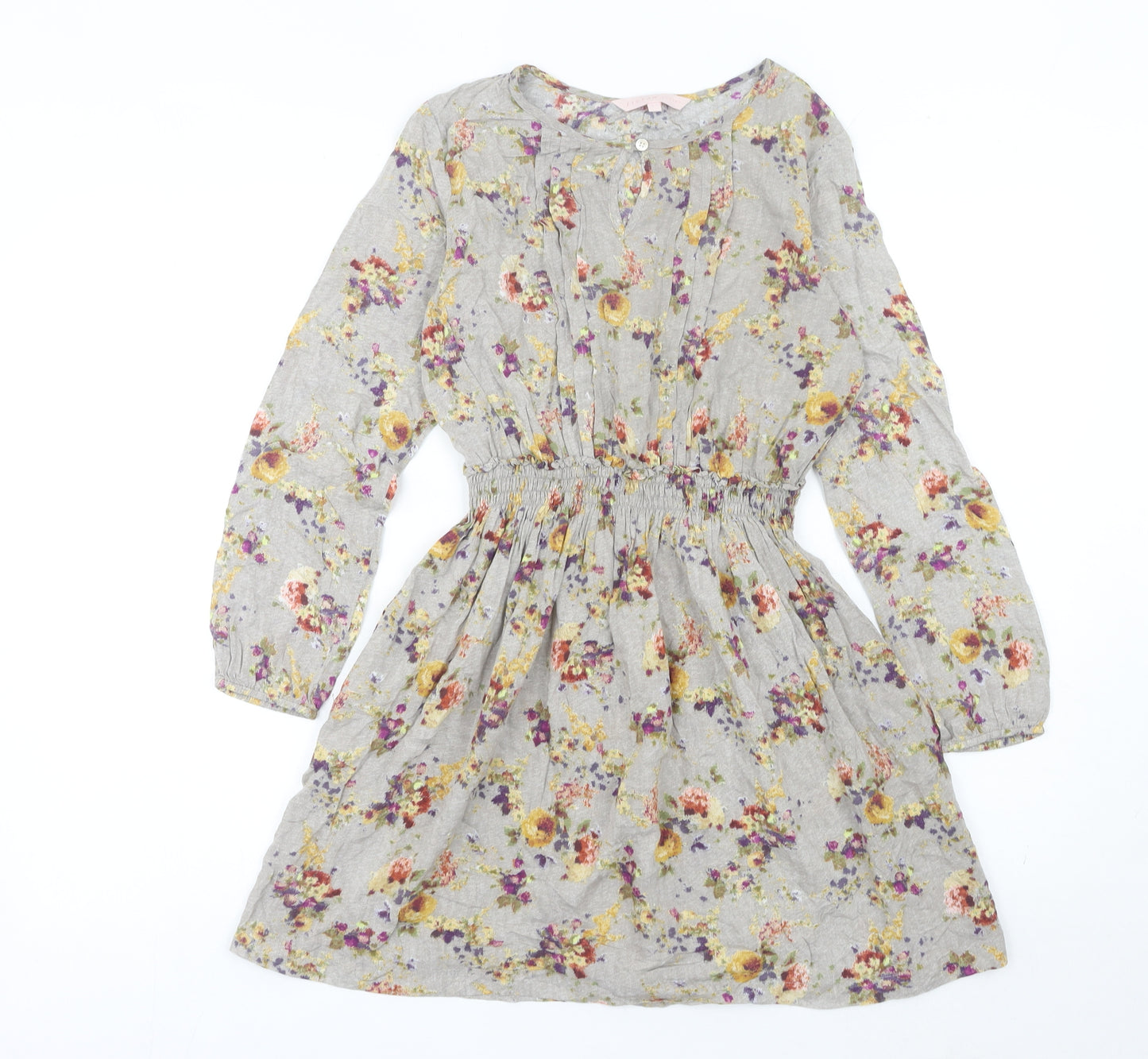 Jigsaw Junior Teens Multicoloured Floral A-Line Dress Size 10-12