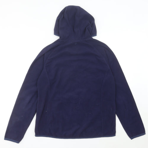Mountain Warehouse Womens Blue Fleece Hoodie Pullover UK 12