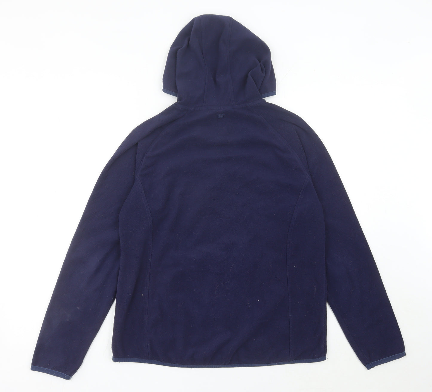 Mountain Warehouse Womens Blue Fleece Hoodie Pullover UK 12