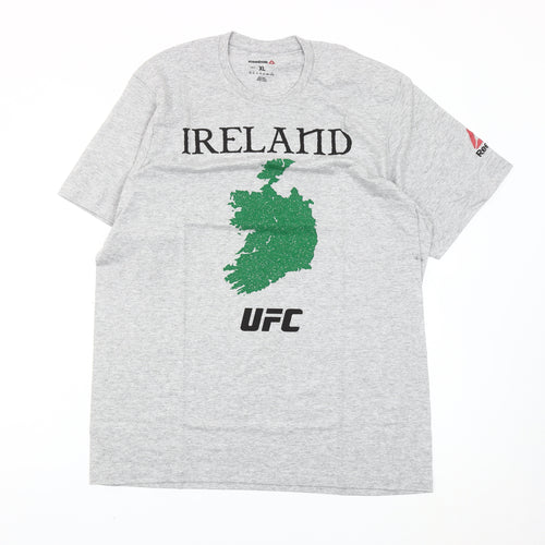 Reebok Men’s Grey XL UFC Ireland Graphic Sports T-Shirt
