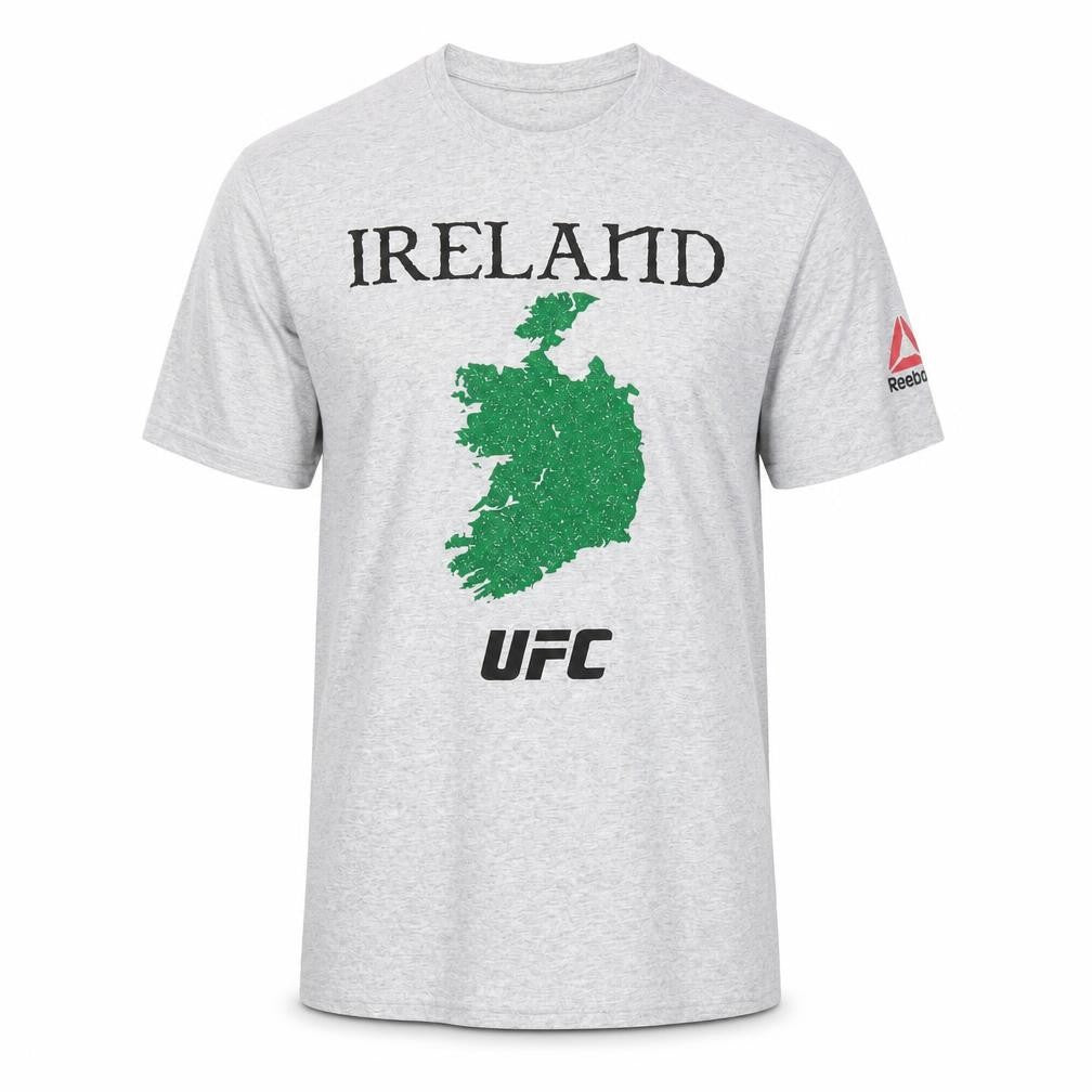 Reebok Men’s Grey XL UFC Ireland Graphic T-Shirt